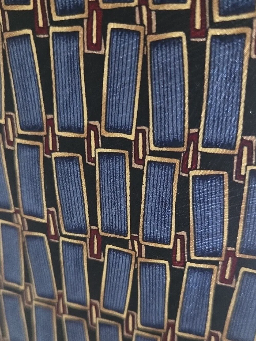 Men's Classic Black Textured Tie